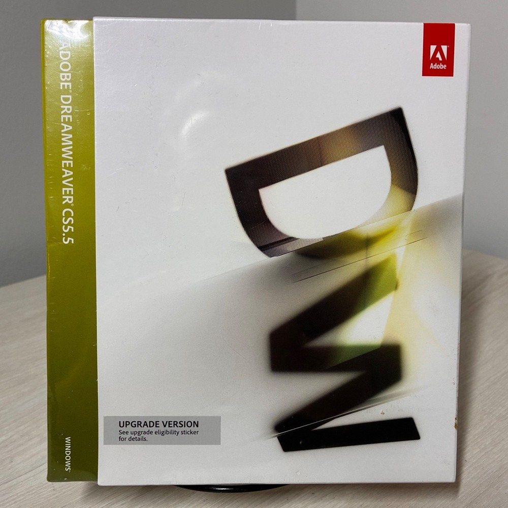 SEALED NEW Adobe Dreamweaver CS5.5 Upgrade Windows PC Web Design Software